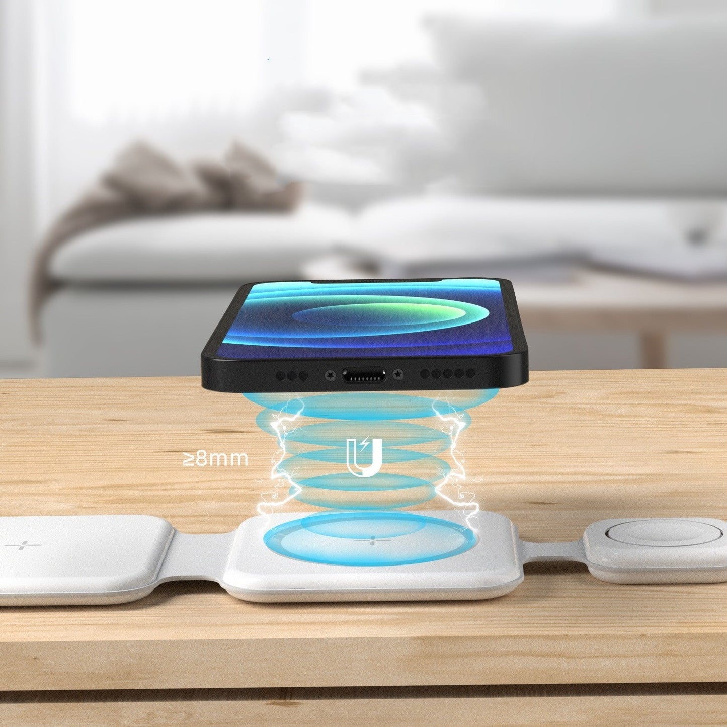3 In 1 Magnetic Foldable Wireless Charger from everyvolt store