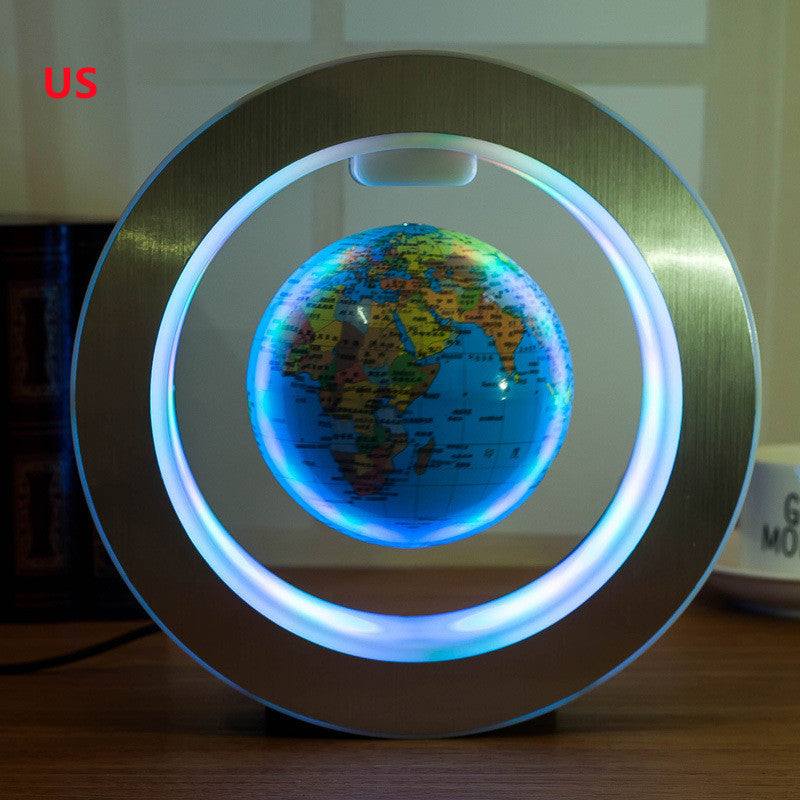 Round LED Floating Globe Magnetic Levitation Light from elexor store