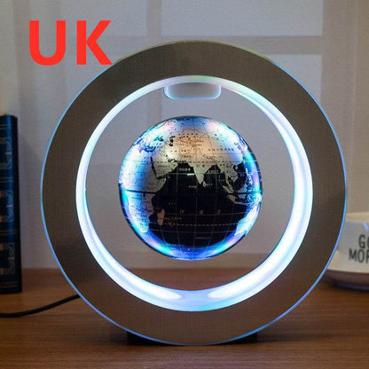 Round LED Floating Globe Magnetic Levitation Light from elexor store