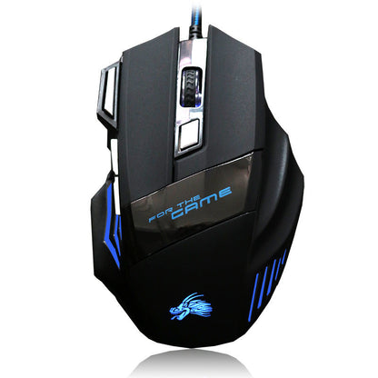 Cool 7-button Colorful Glowing USB Gaming Mouse from elexor store