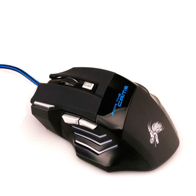 Cool 7-button Colorful Glowing USB Gaming Mouse from elexor store