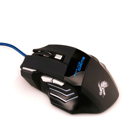 Cool 7-button Colorful Glowing USB Gaming Mouse from elexor store