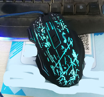 Cool 7-button Colorful Glowing USB Gaming Mouse from elexor store