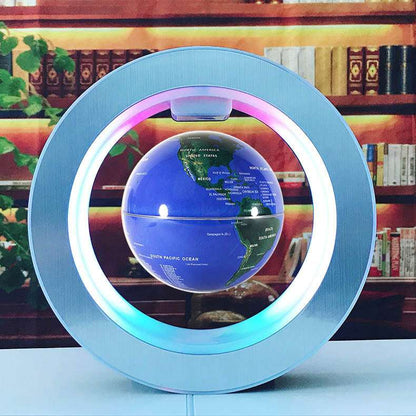 Round LED Floating Globe Magnetic Levitation Light from elexor store
