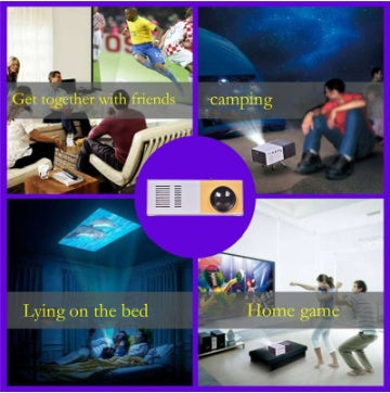Portable Projector 3D Hd Led Home Theater Cinema from everyvolt store.