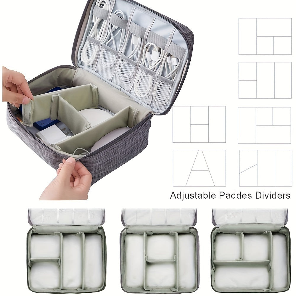 Electronics Organizer Travel Cable Bag Waterproof from everyvolt store
