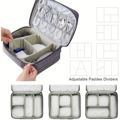 Electronics Organizer Travel Cable Bag Waterproof from everyvolt store