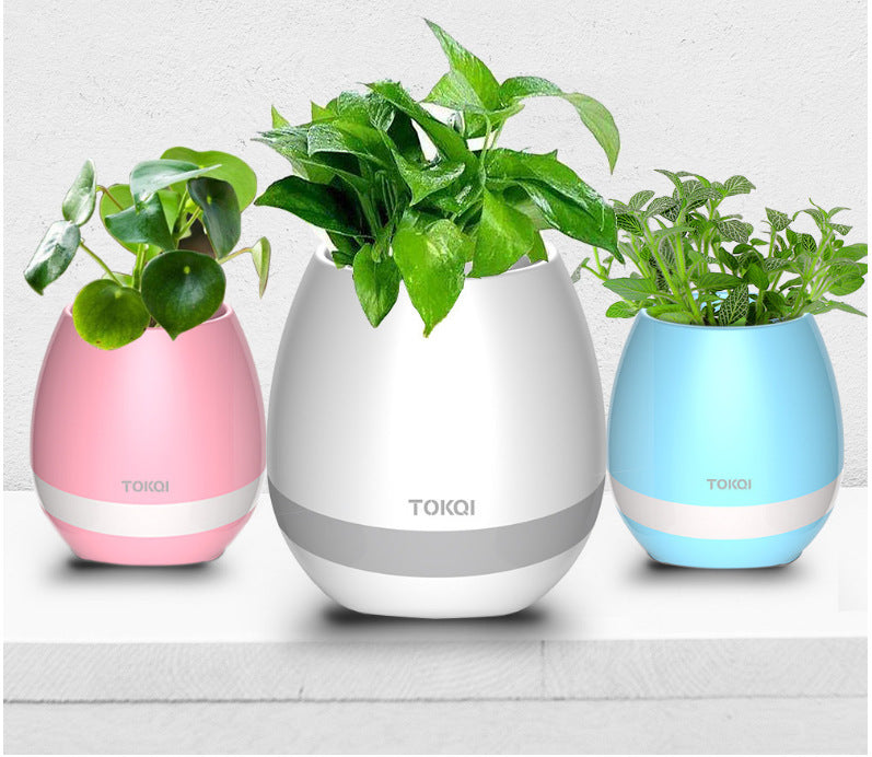Touch-sensitive music vase desktop audio from elexor store