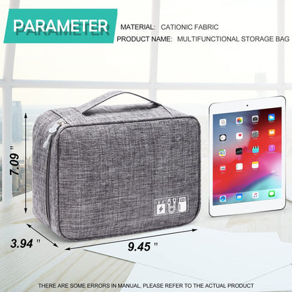 Electronics Organizer Travel Cable Bag Waterproof from everyvolt store