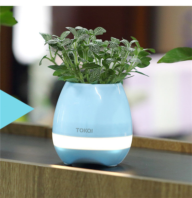 Touch-sensitive music vase desktop audio from elexor store