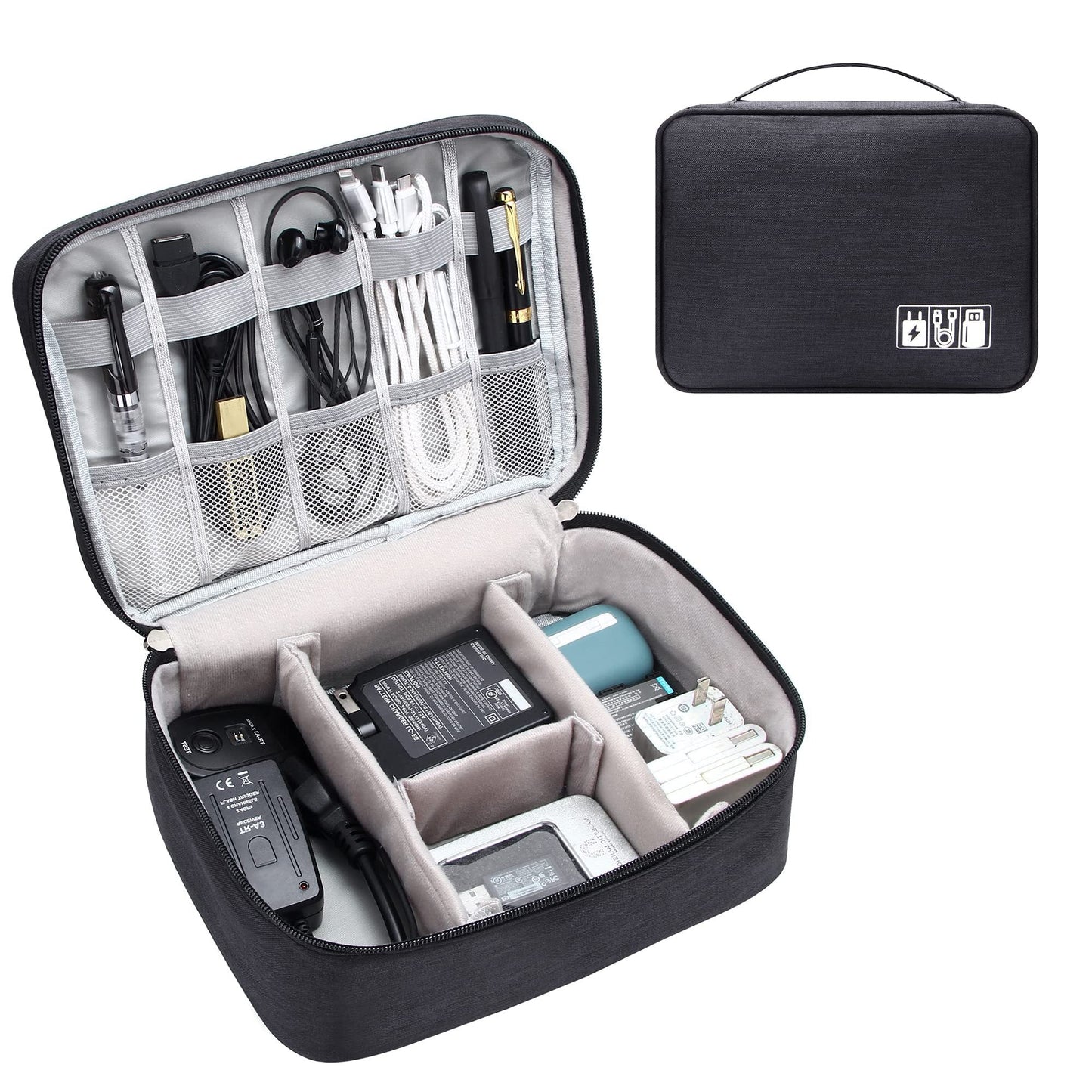 Electronics Organizer Travel Cable Bag Waterproof from everyvolt store
