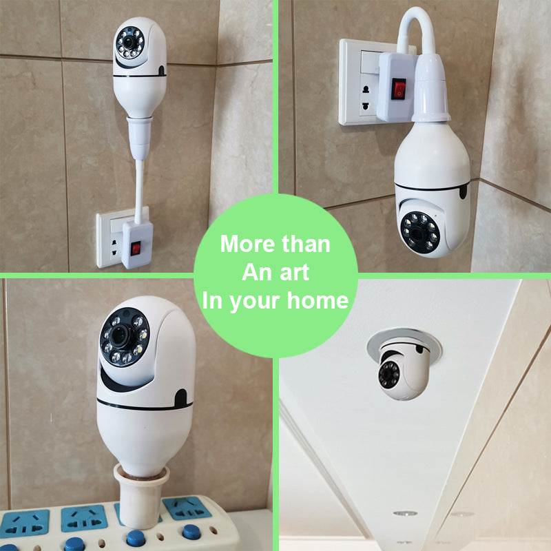 WiFi CAMERA 4X Zoom E27 Home 5GWiFi Alarm Monitor for everyvolt store