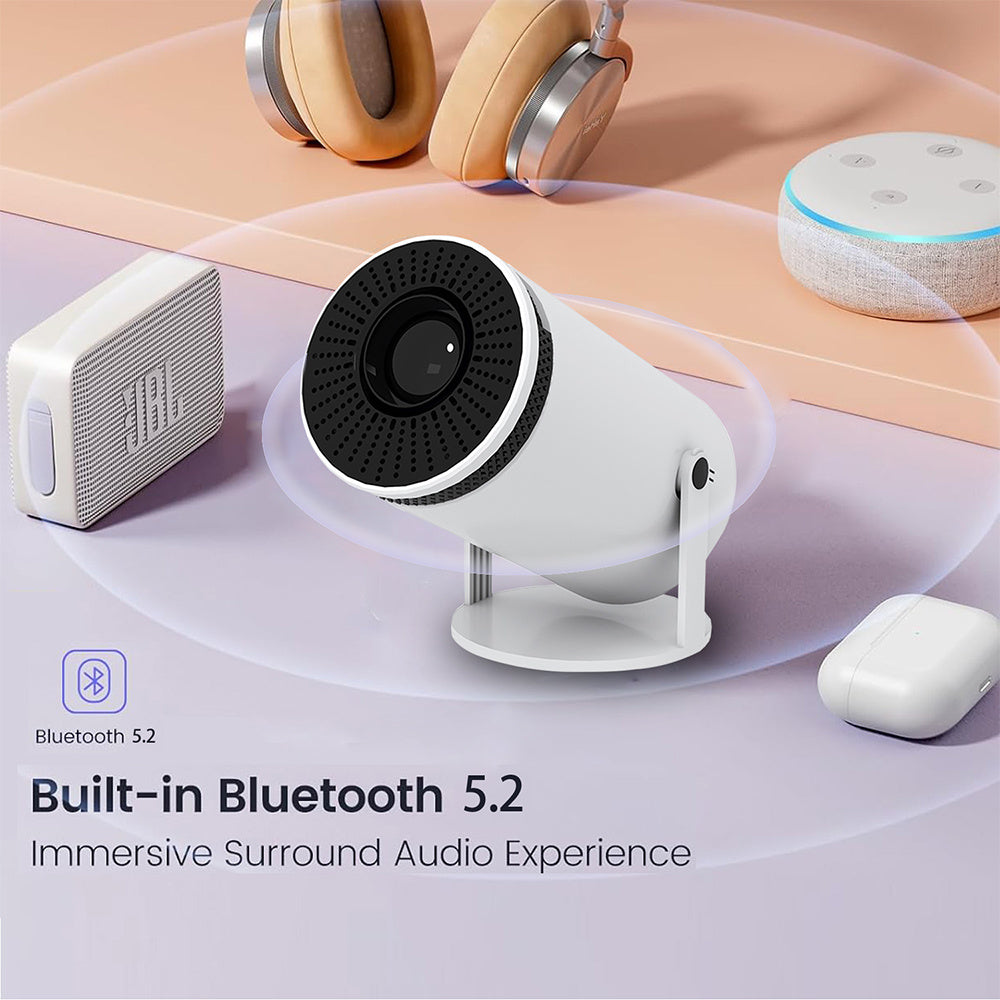 Home HD Projector Bluetooth Portable Mini 4K from everyvolt store
