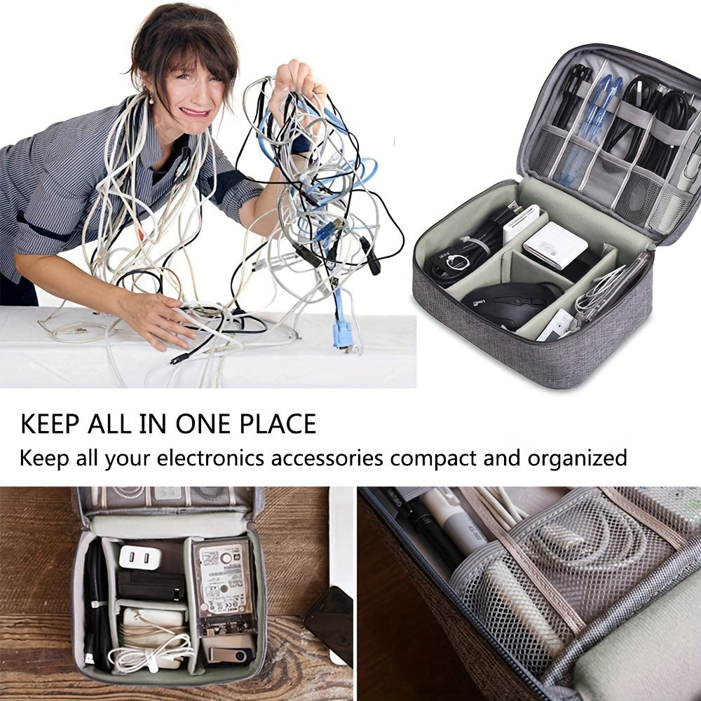 Electronics Organizer Travel Cable Bag Waterproof from everyvolt store